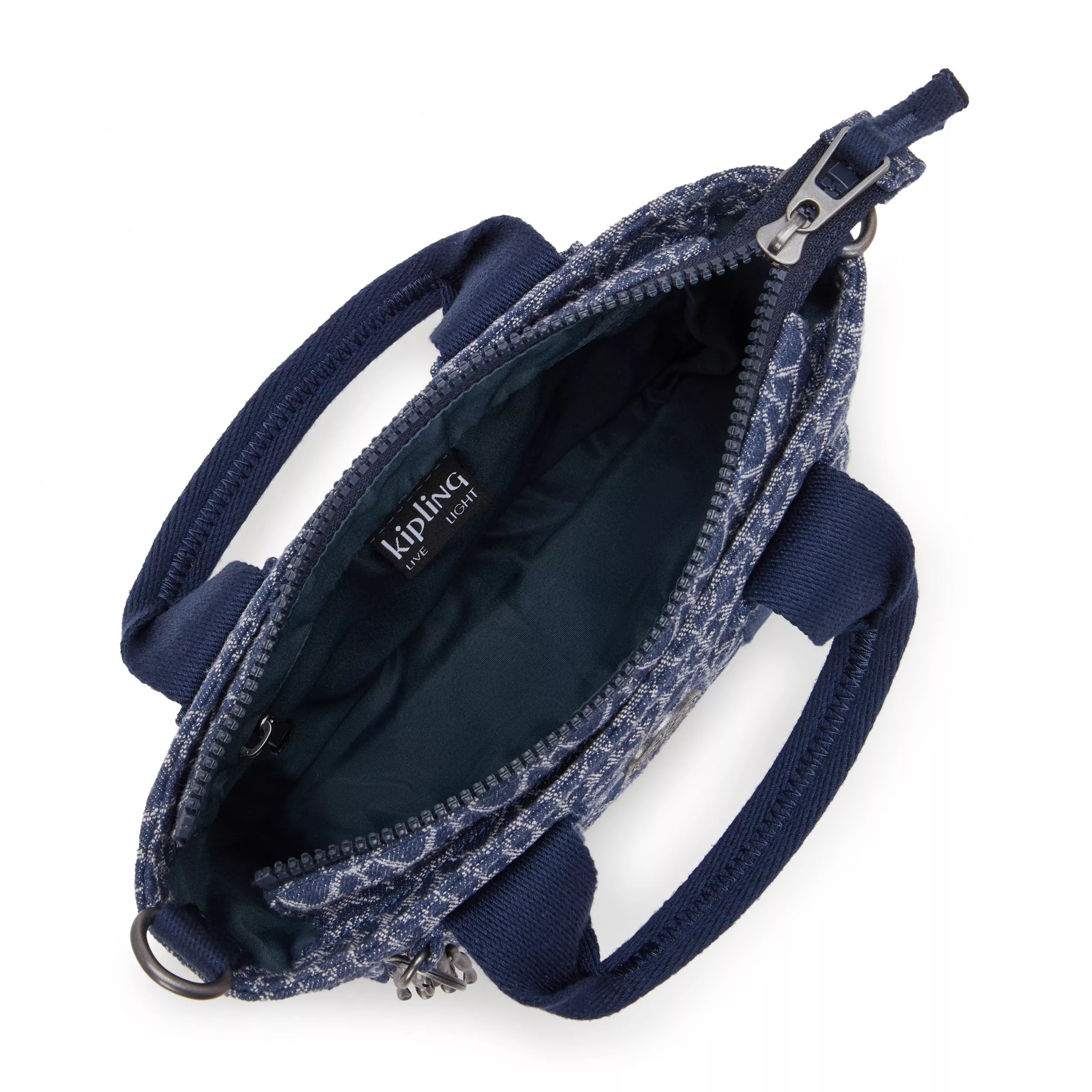Ritta Mini Printed Denim Shoulder Bag - Image 4