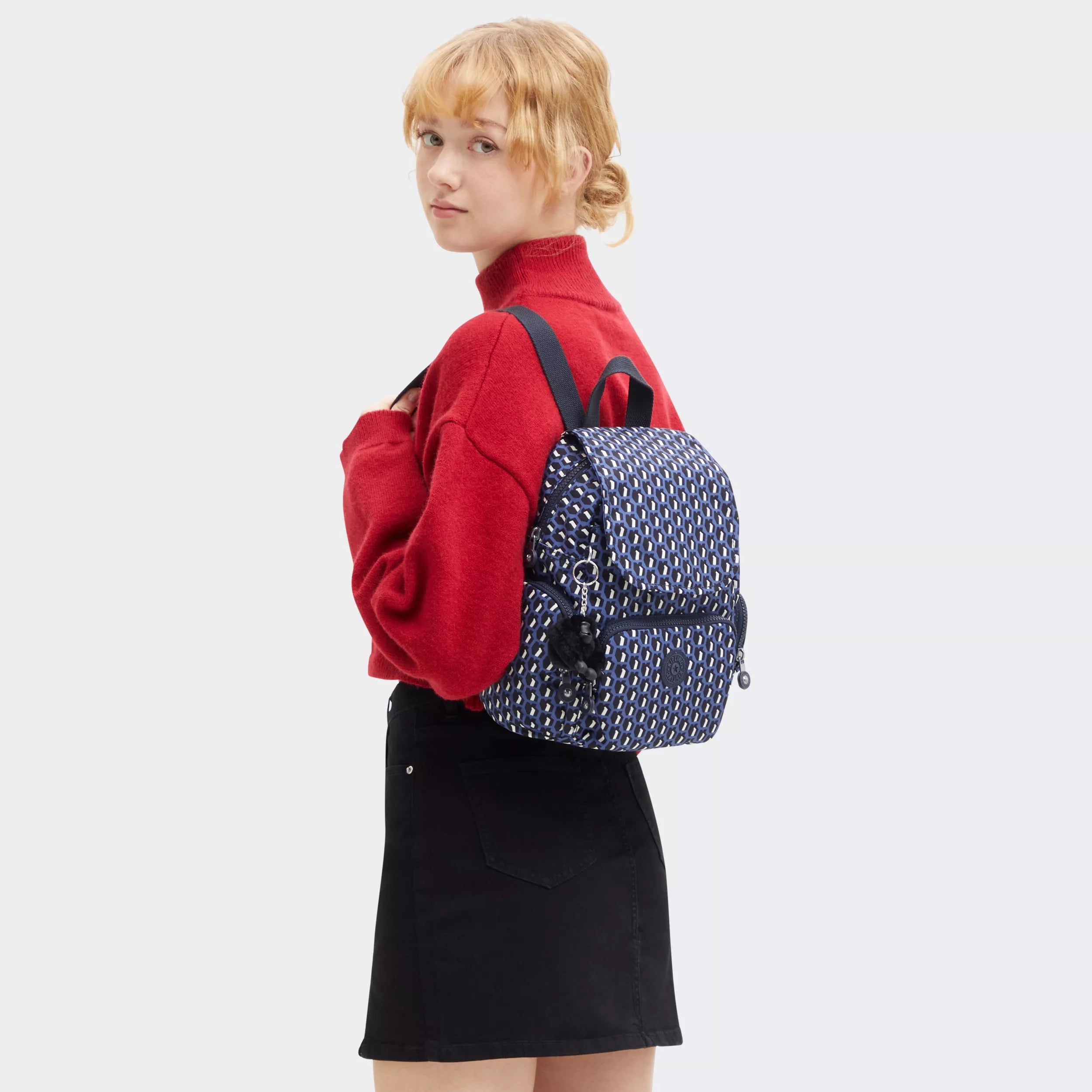 City Zip Mini Printed Backpack - Image 2