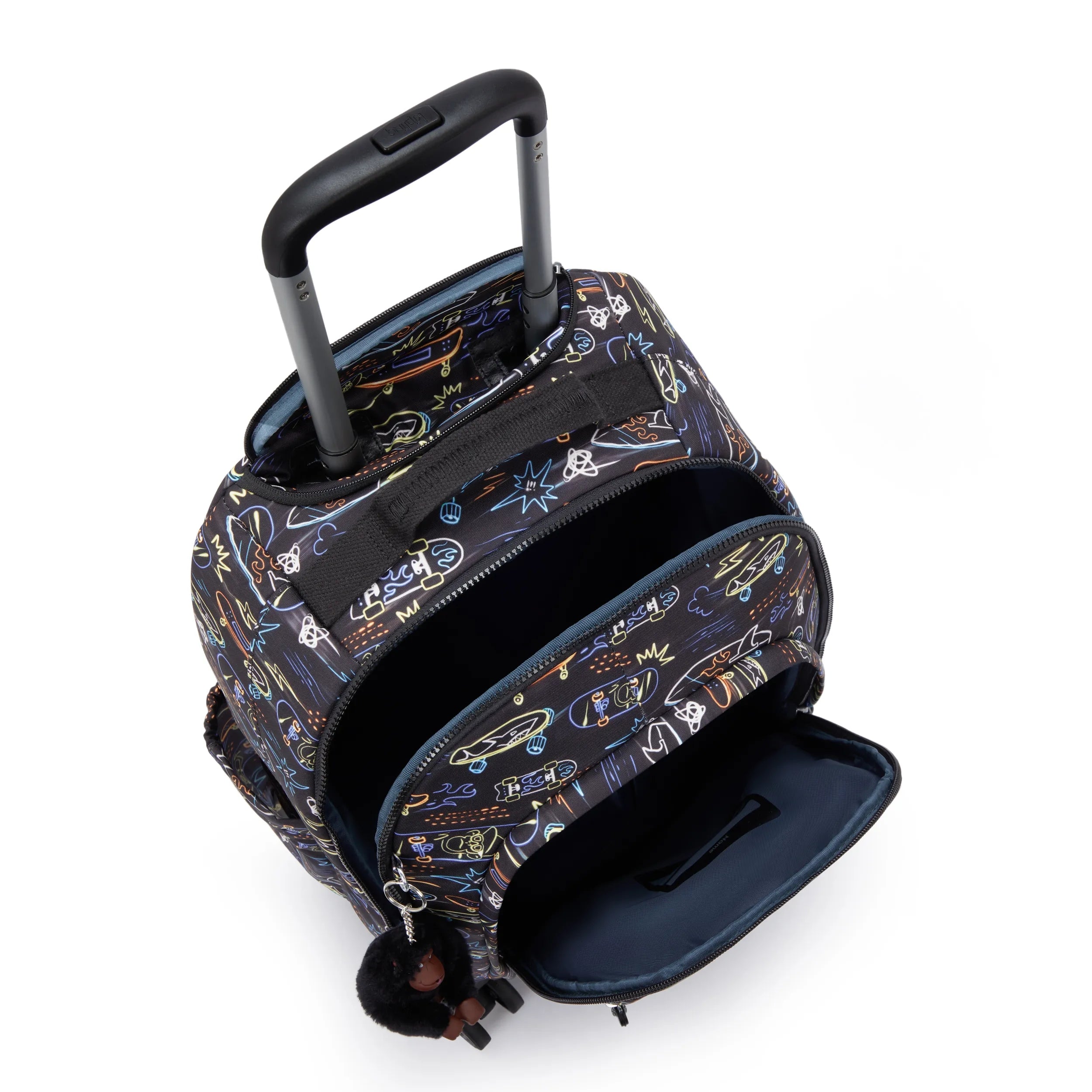 New Zea Printed 15 Laptop Rolling Backpack - Image 4