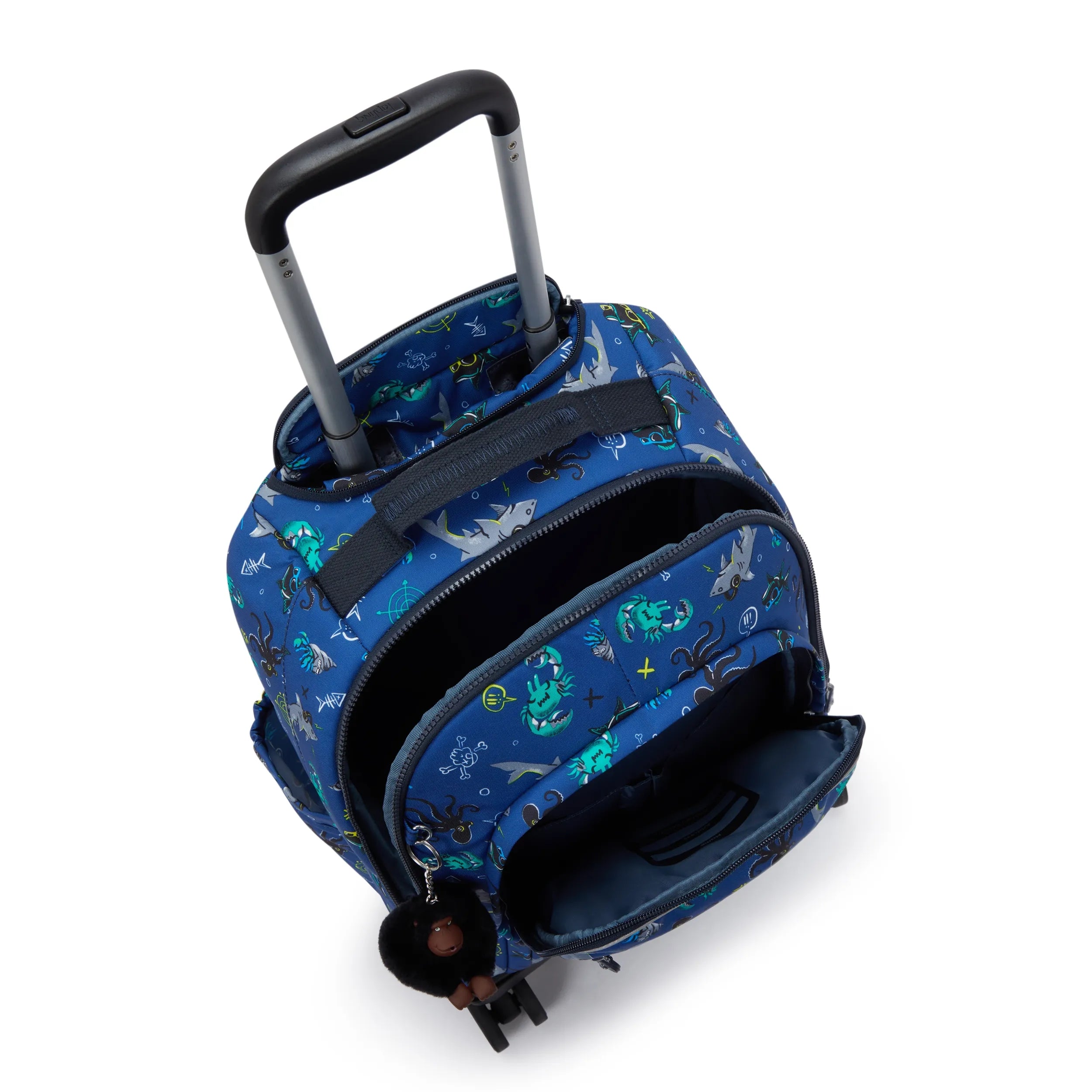 New Zea Printed 15 Laptop Rolling Backpack - Image 4