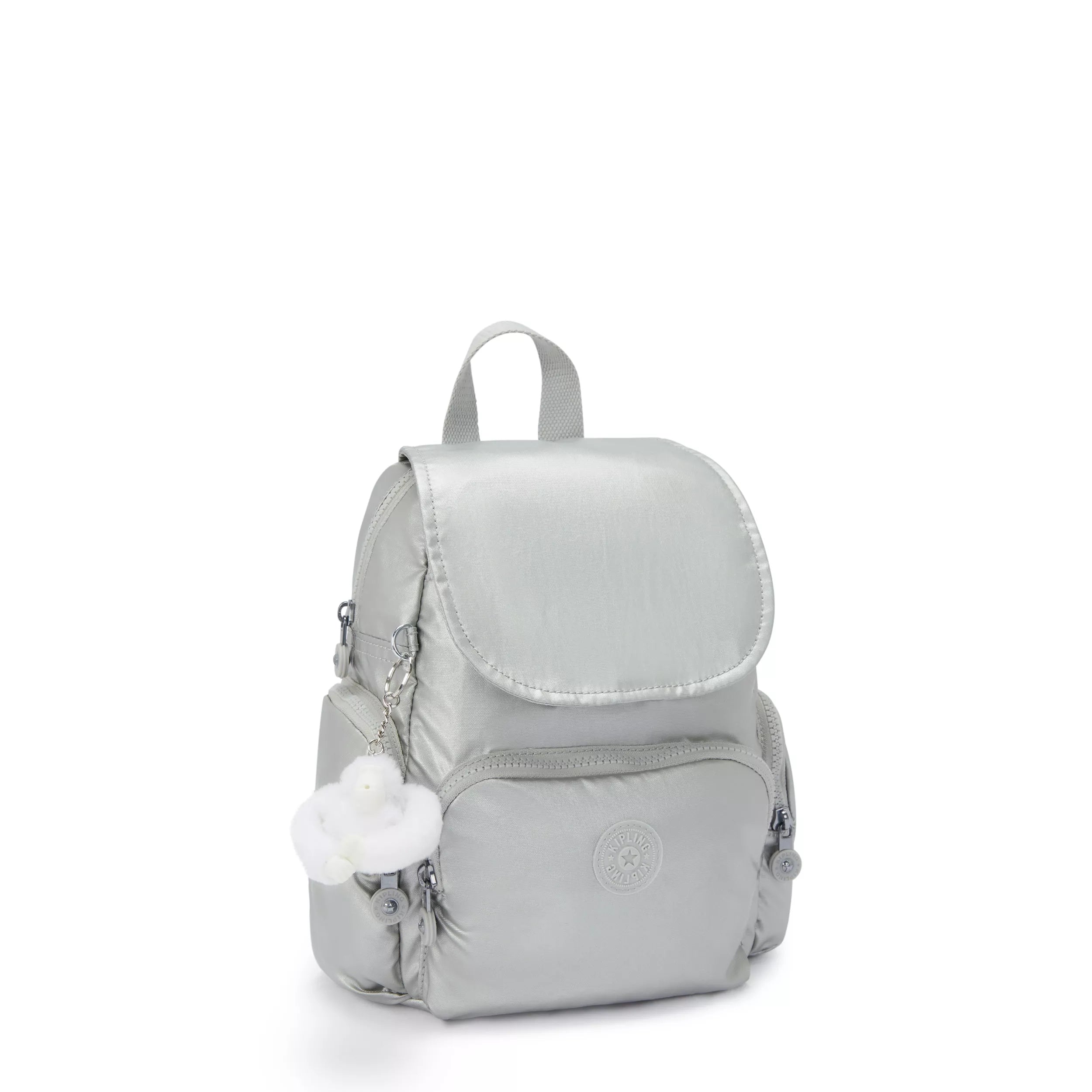 City Zip Mini Metallic Backpack - Image 5