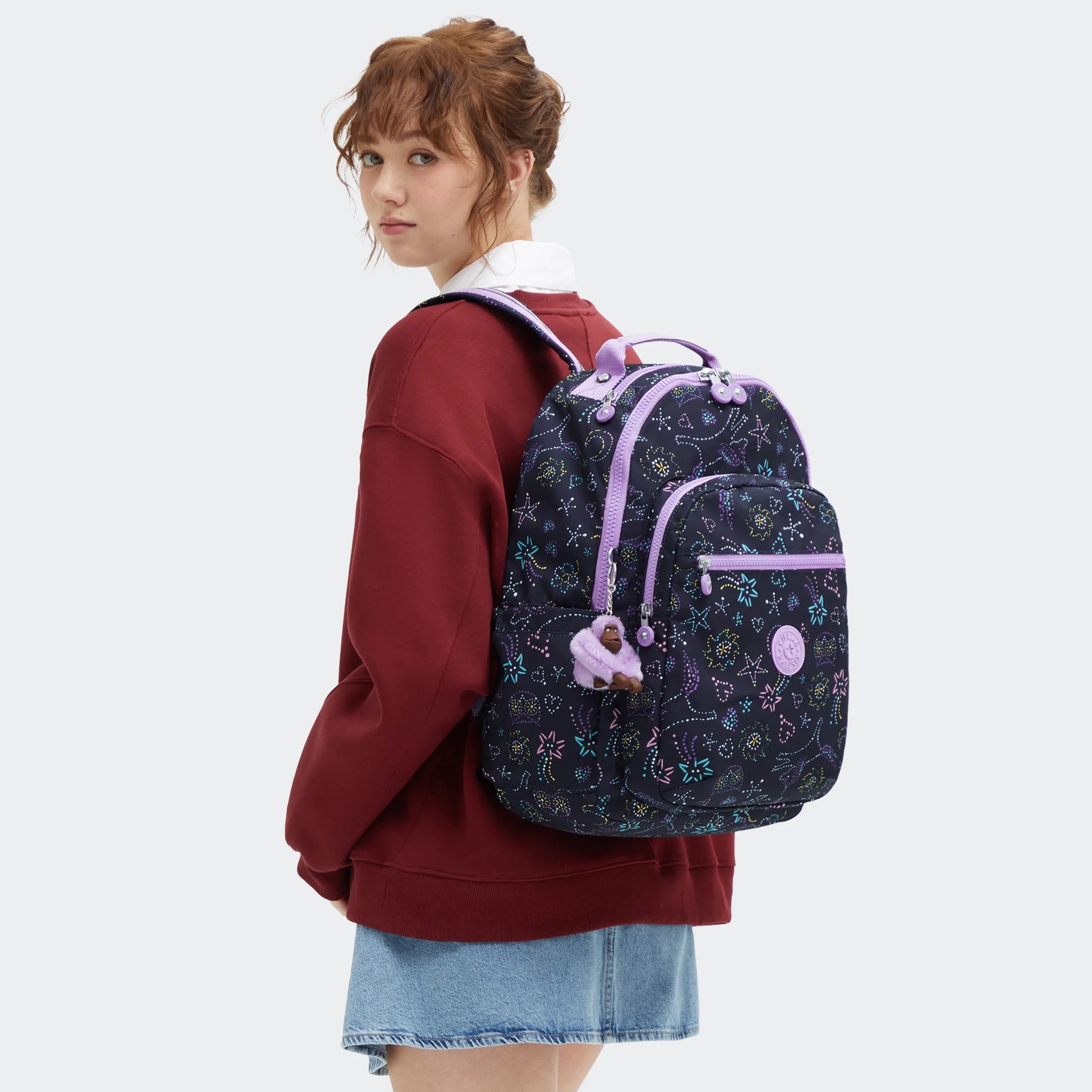 Seoul Large Printed 15 Laptop Backpack - Image 2