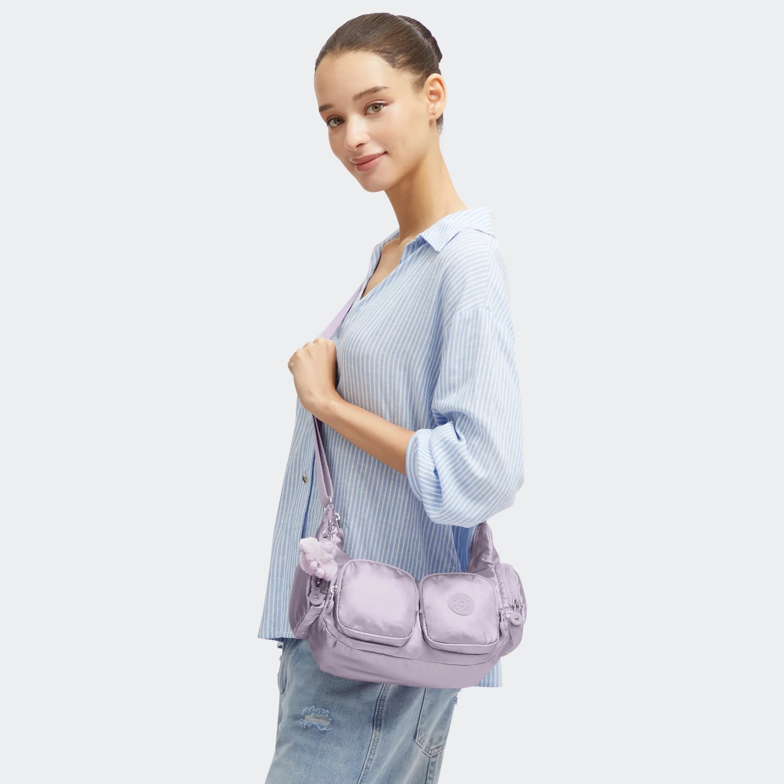 Rikka Small Metallic Crossbody Bag - Image 7