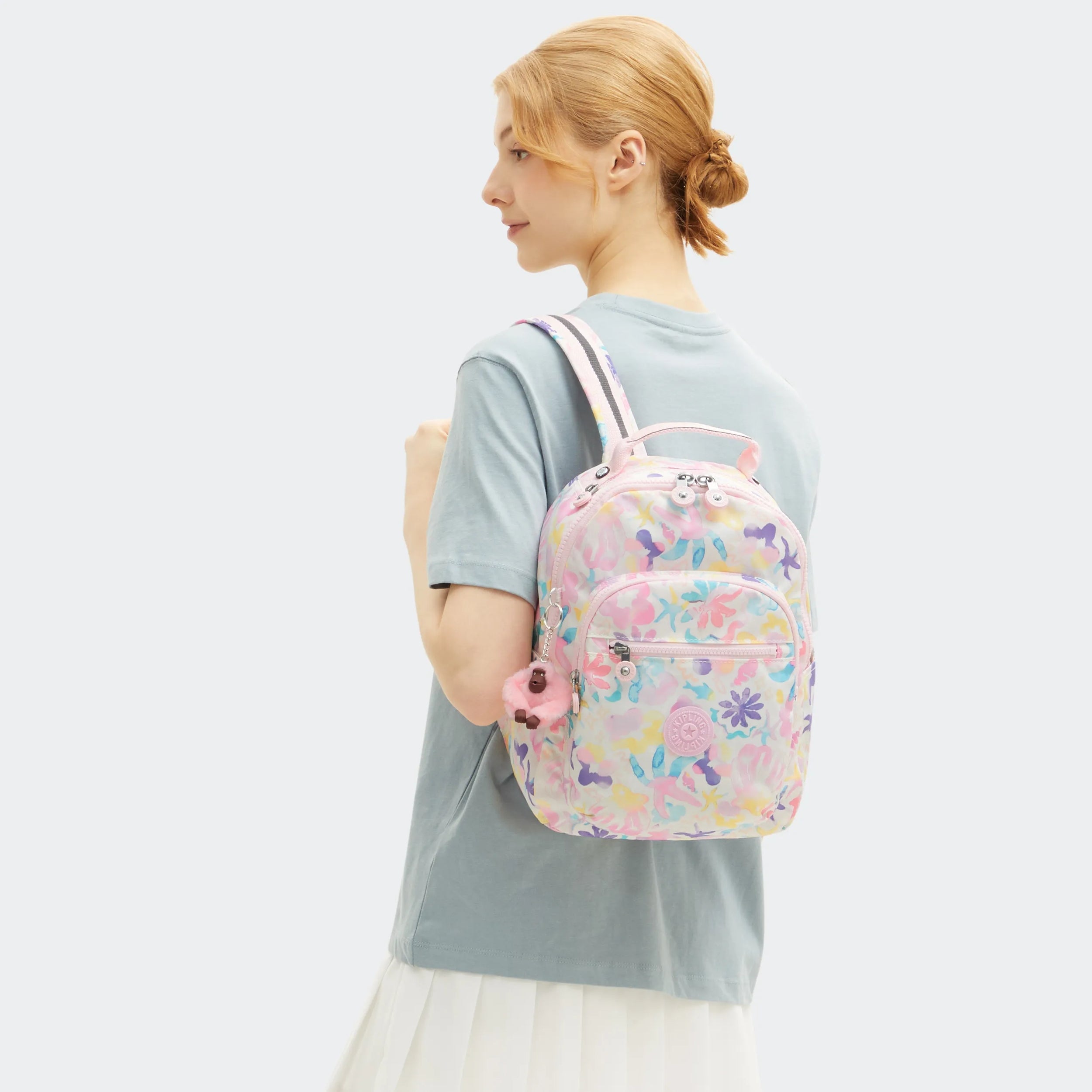 Seoul Small Printed Tablet Backpack - Image 2