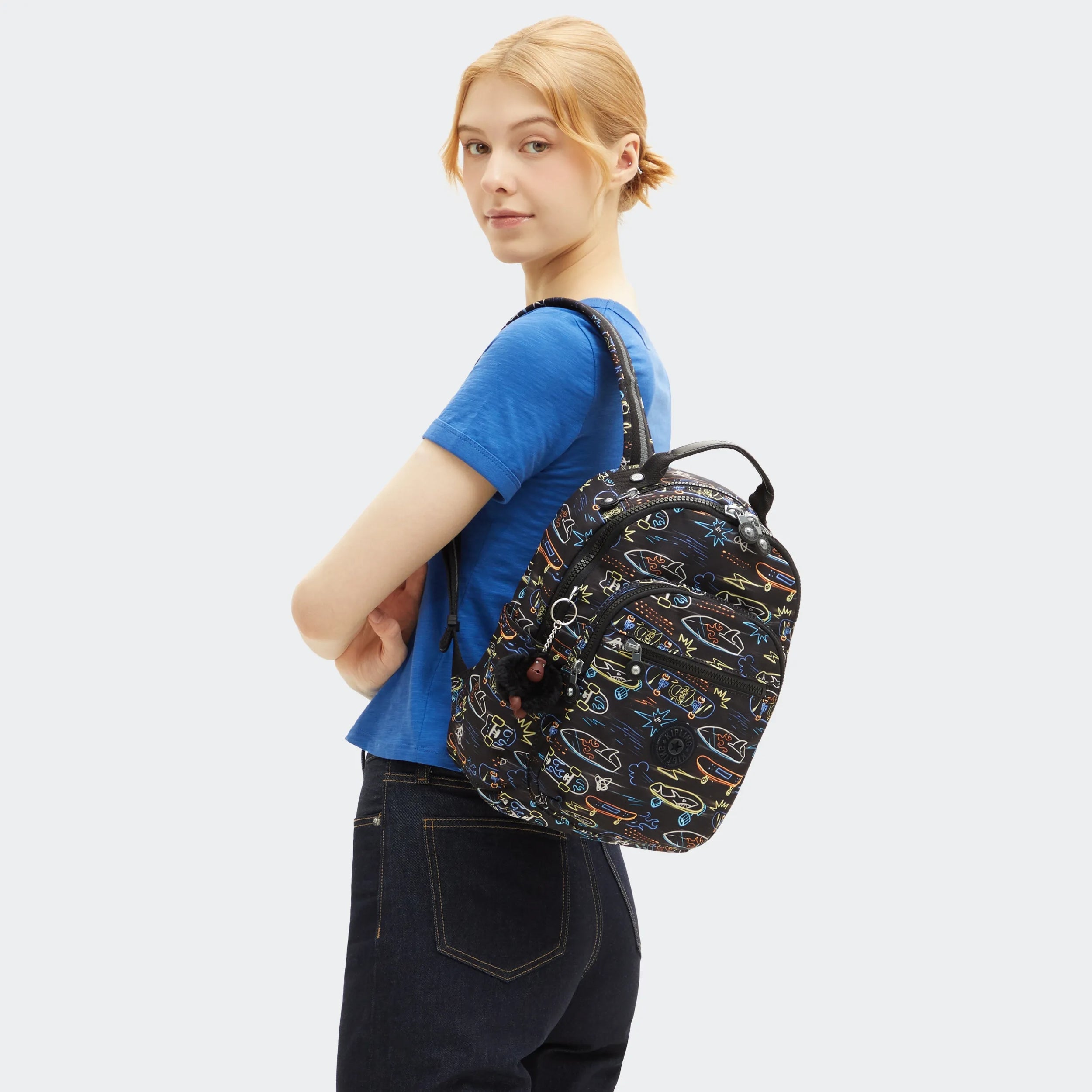 Seoul Small Printed Tablet Backpack - Image 2