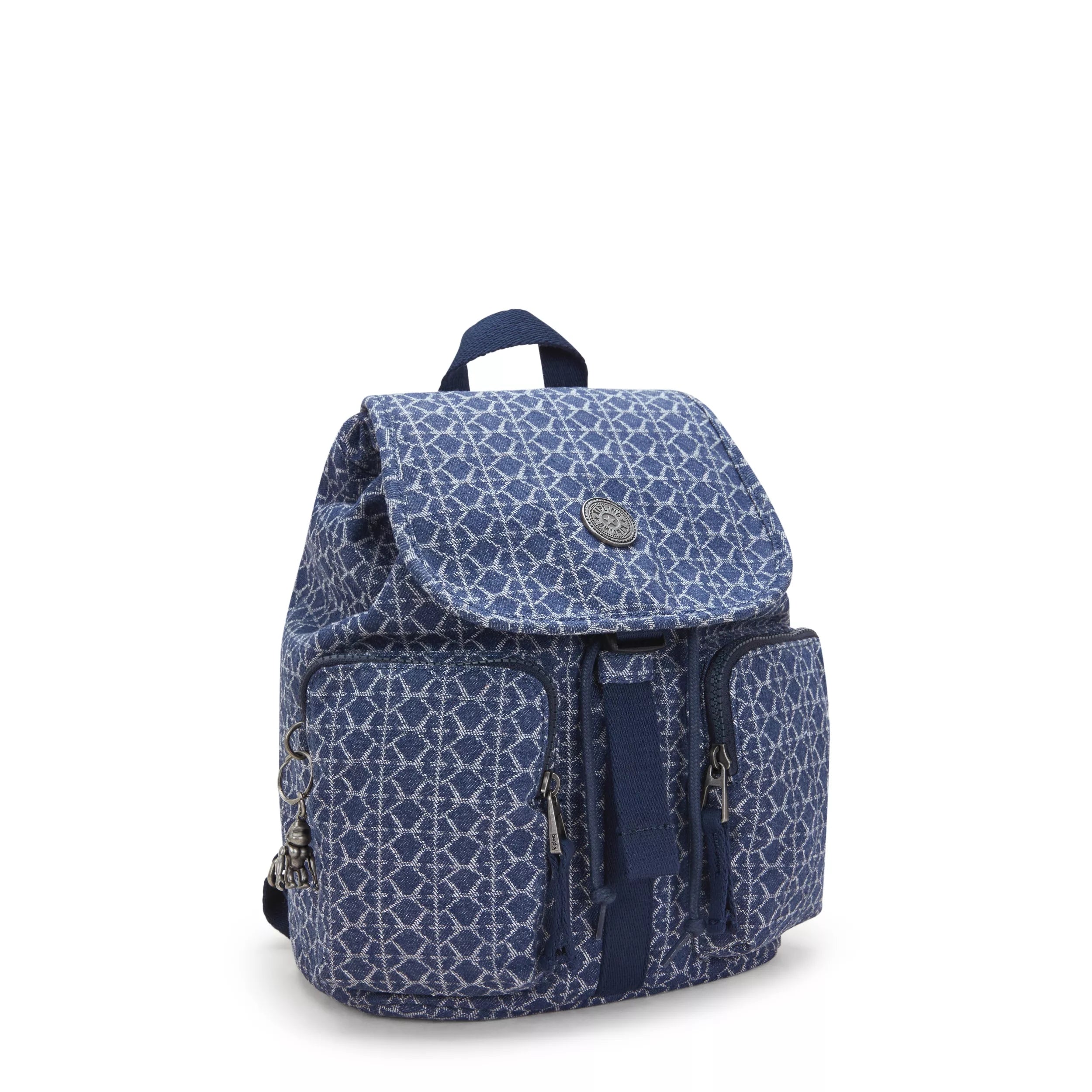 Anto Small Printed Denim Backpack - Image 5