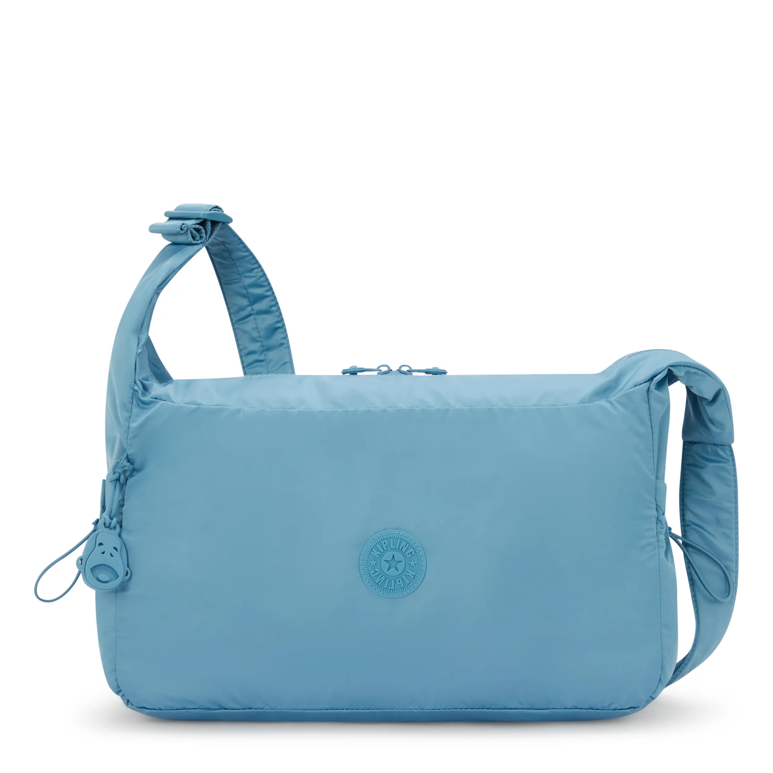 Gwyn Smooth Satin Shoulder Bag
