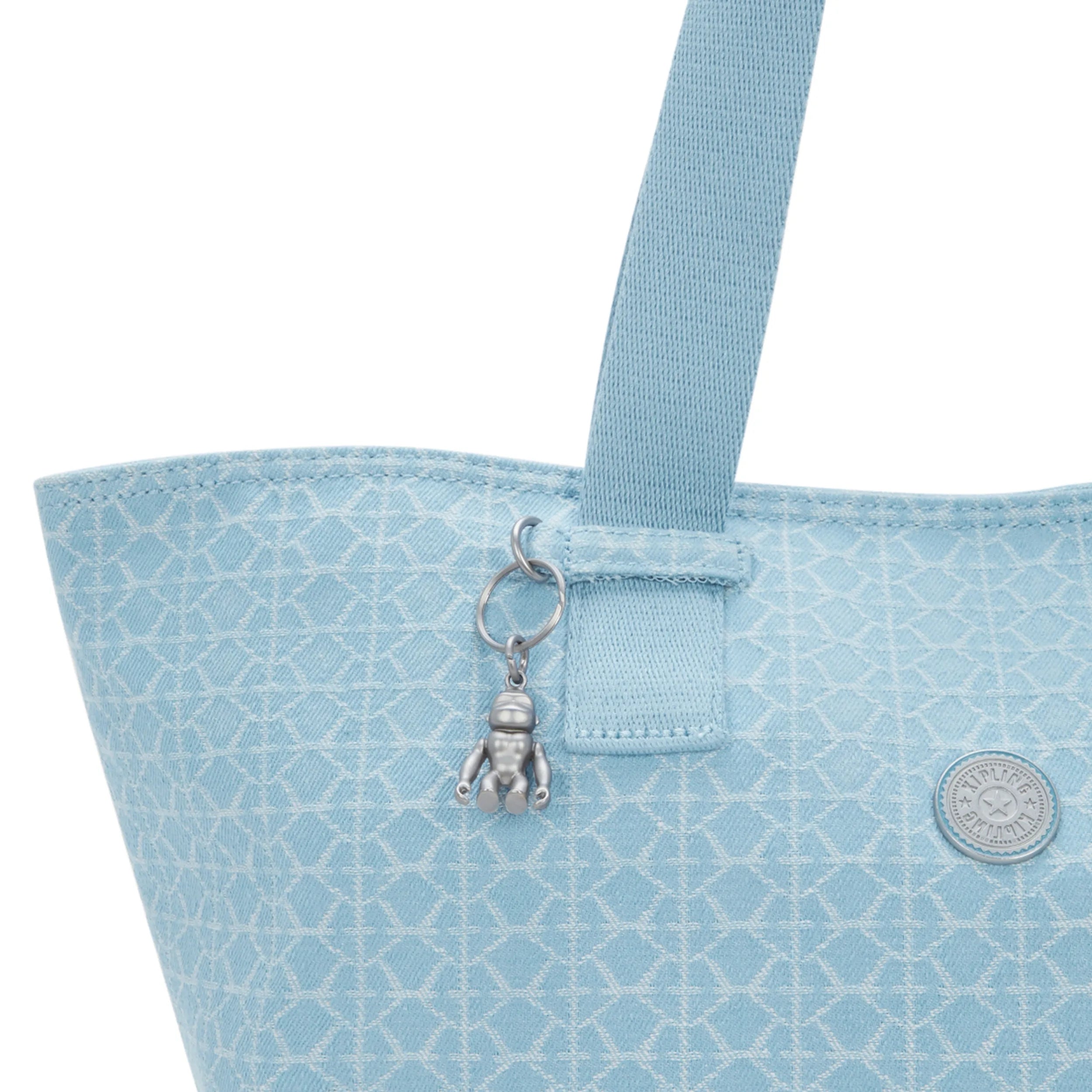 Raaja Printed Denim Tote Bag - Image 6