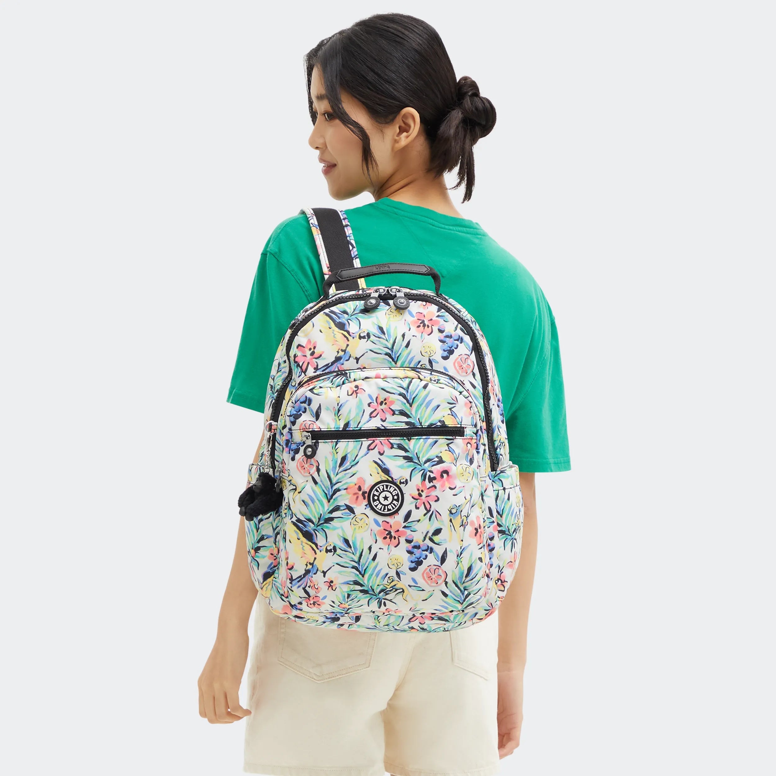 Seoul Large Printed 15 Laptop Backpack - Image 2