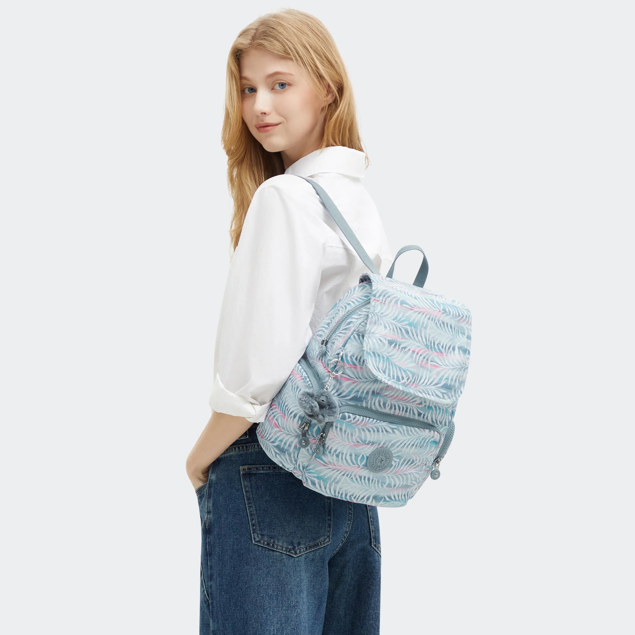 City Zip Small Printed Backpack - Image 2