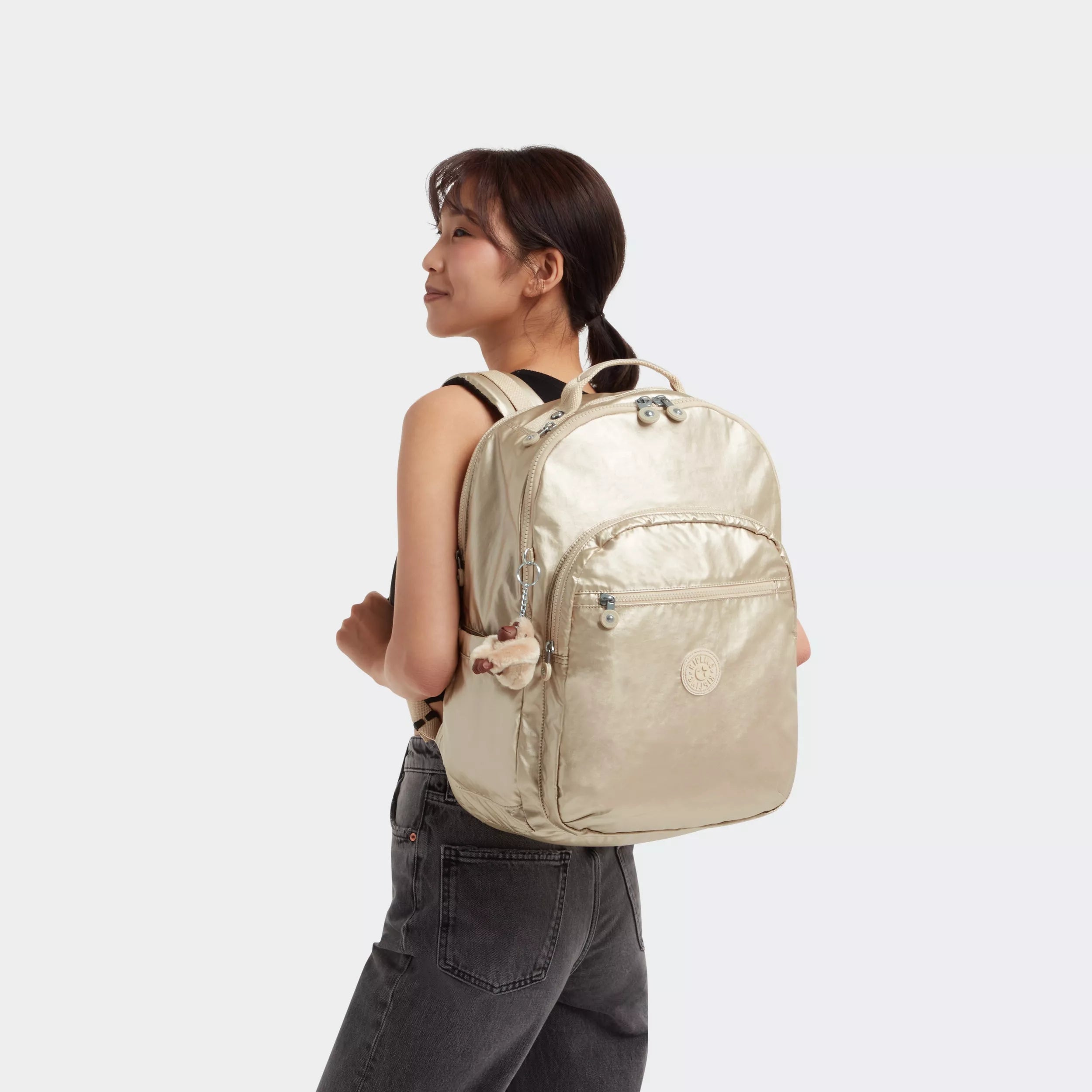 Seoul Extra Large Metallic 17 Laptop Backpack - Image 2