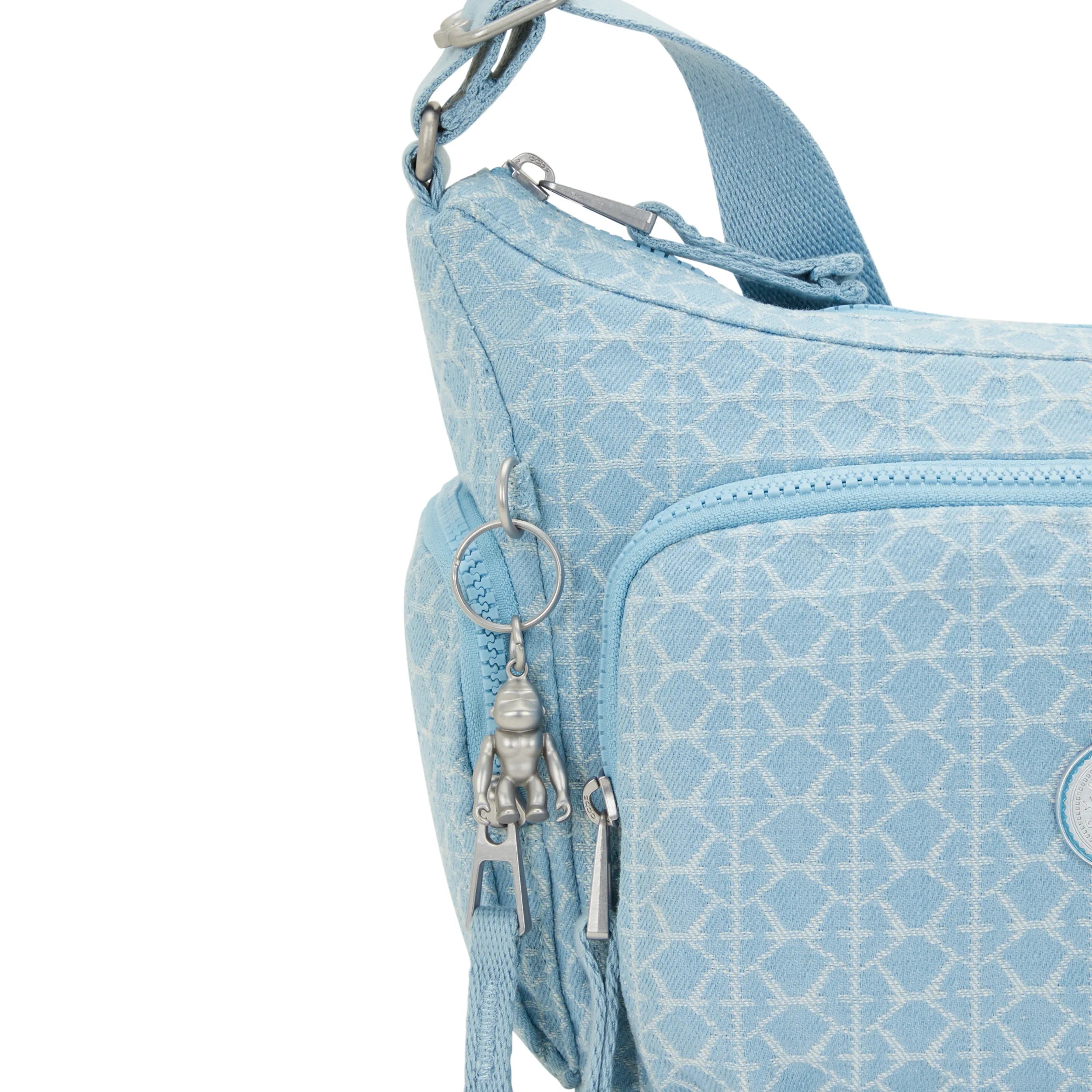 Gabb Small Printed Denim Crossbody Bag - Image 6