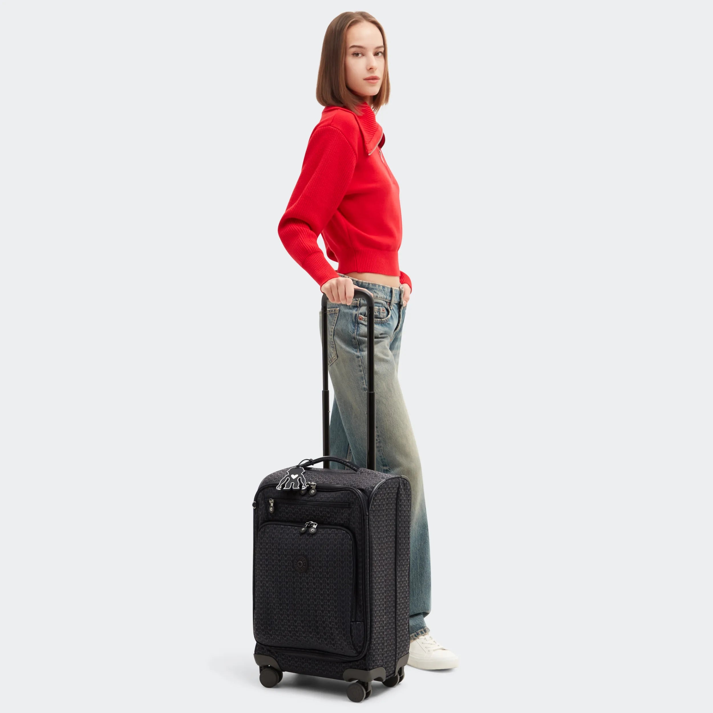 Youri Spin Small Printed 4 Wheeled Rolling Luggage - Image 2
