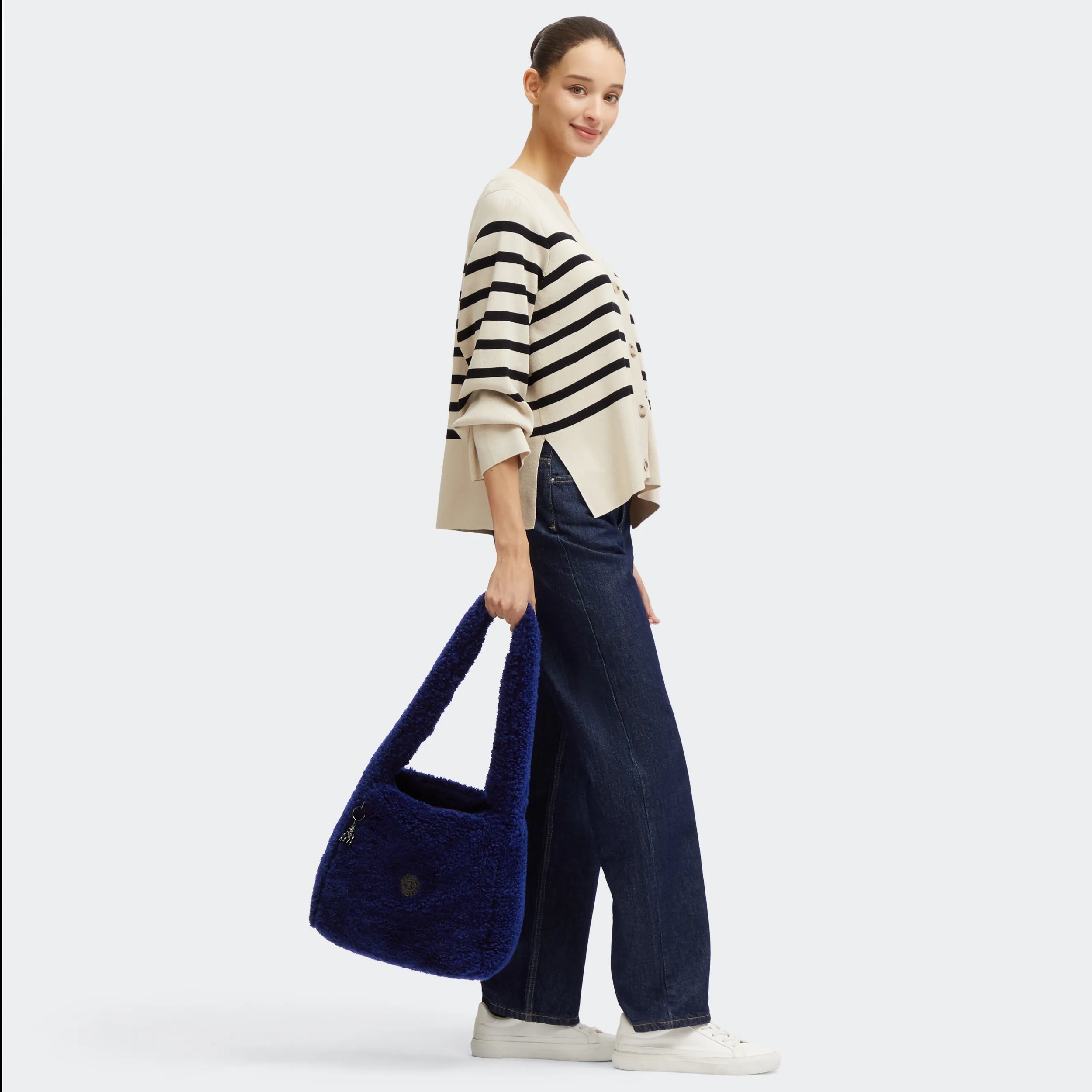 Nakato Medium Fuzzy Shoulder Bag - Image 2