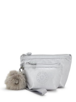 Shawna Metallic Pouch Set